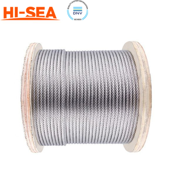 34×7 Galvanized Multiple-Strand Steel Wire Rope